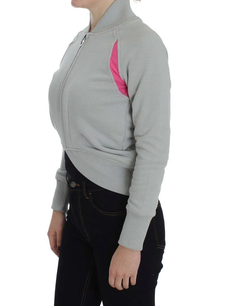 Gray Top Sport Cotton Sweater