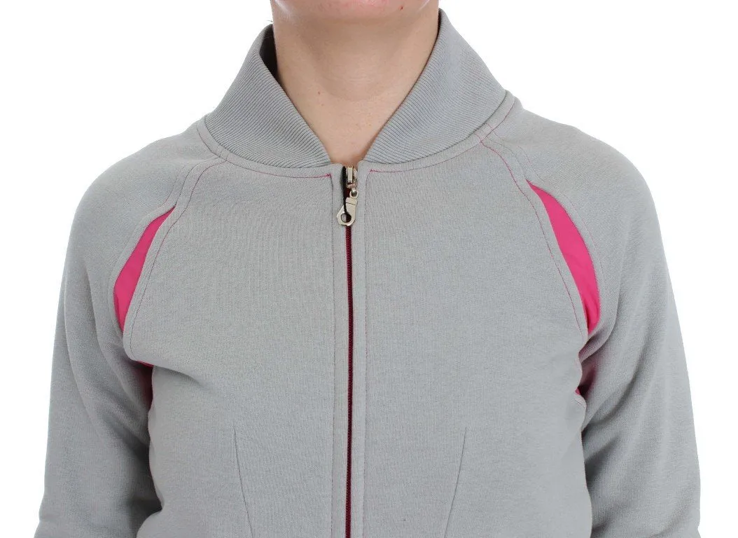 Gray Top Sport Cotton Sweater