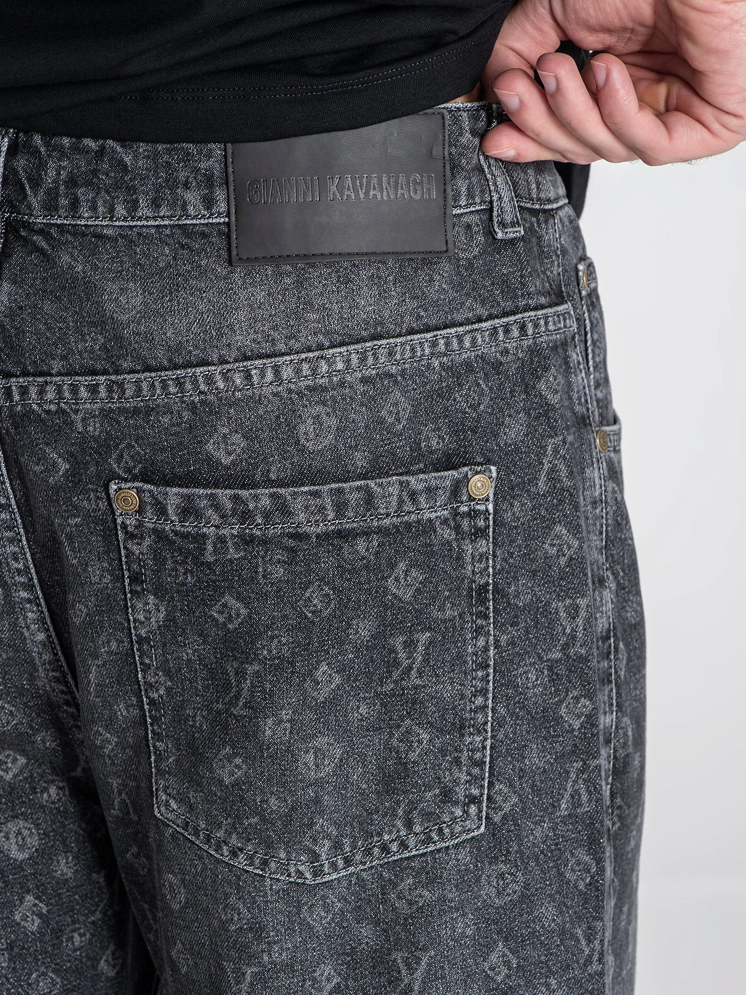 Grey Logomania Jeans