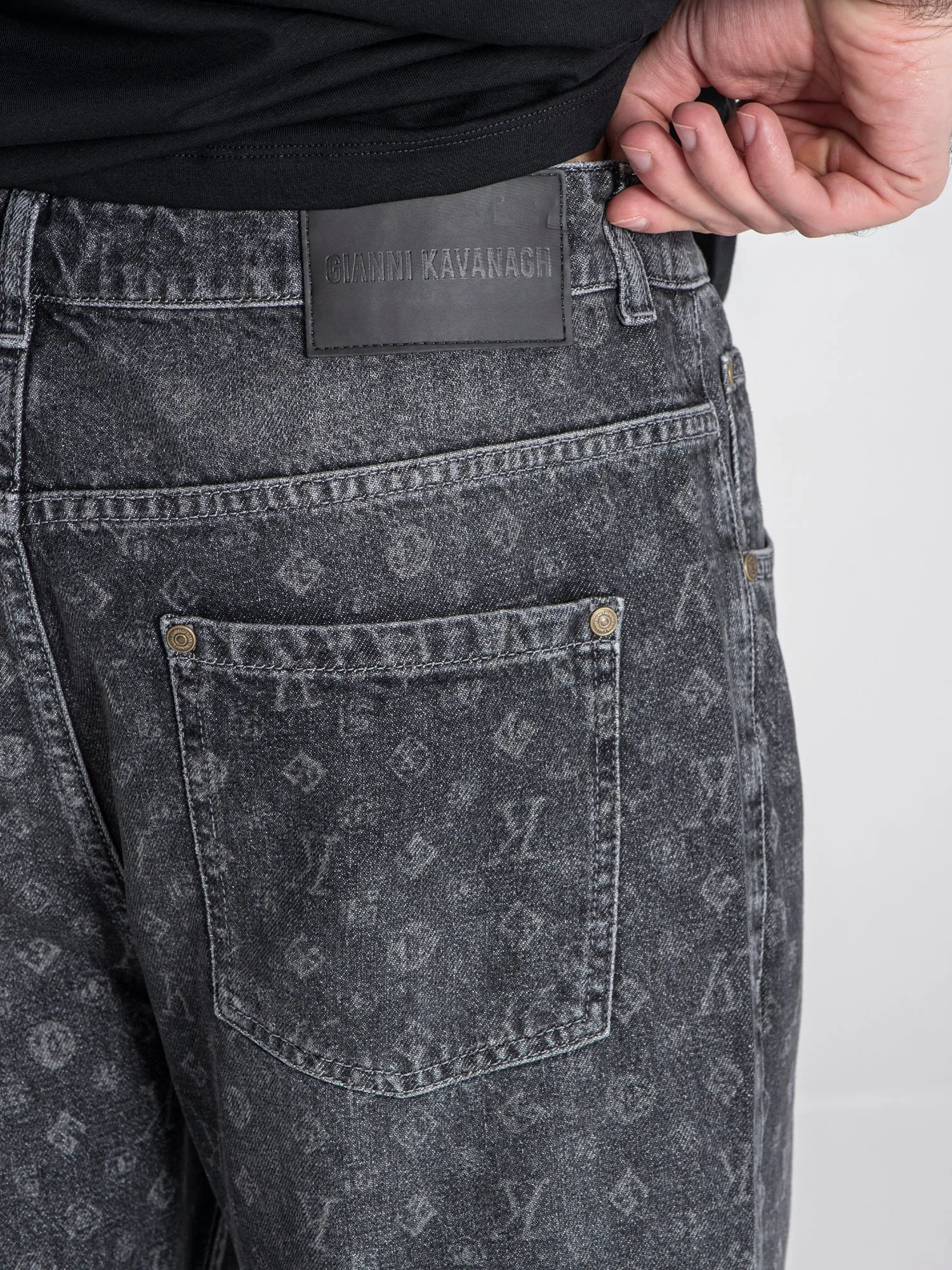 Grey Logomania Jeans