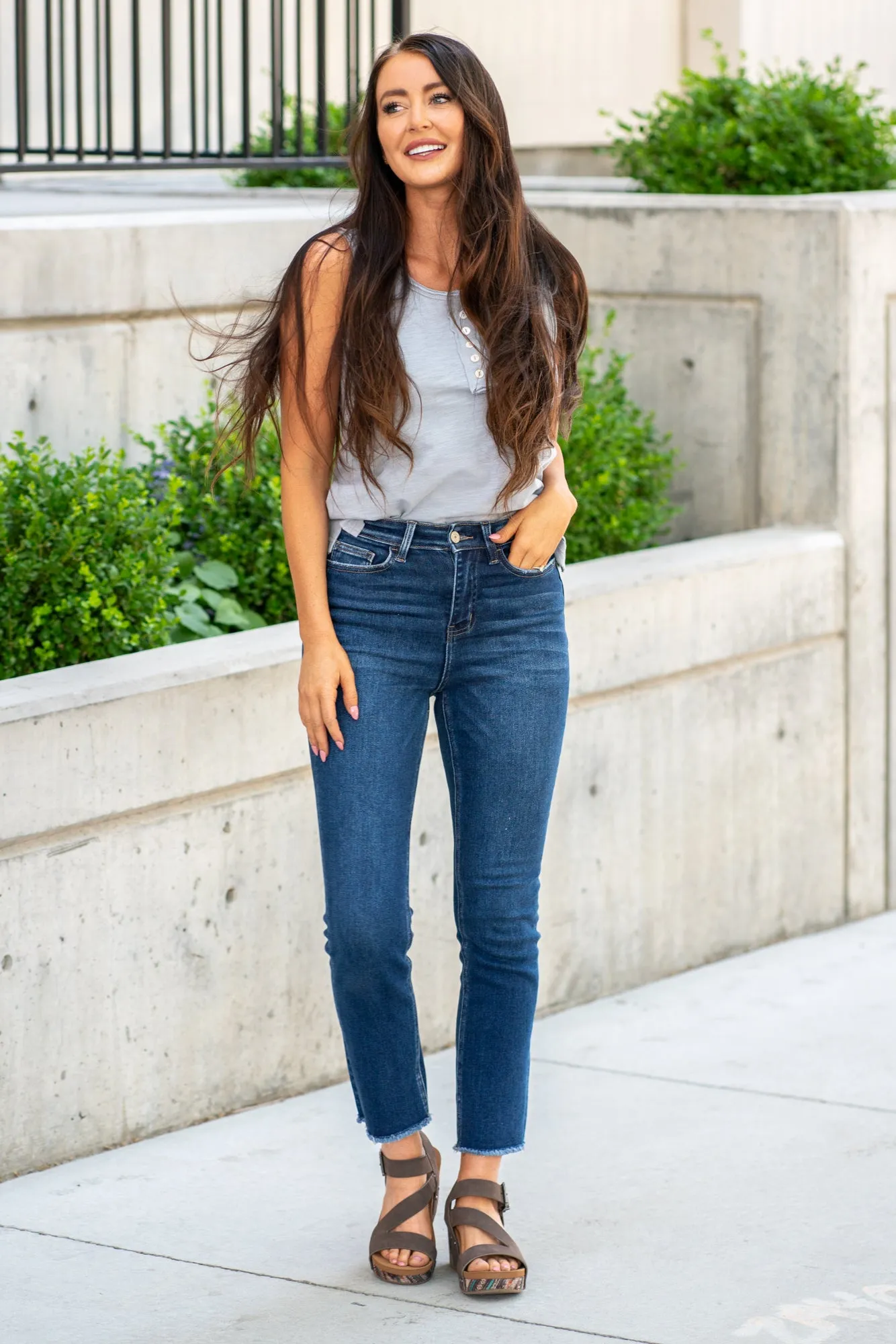 Growing Light Super High Rise Slim Straight Regular & Plus Sizes