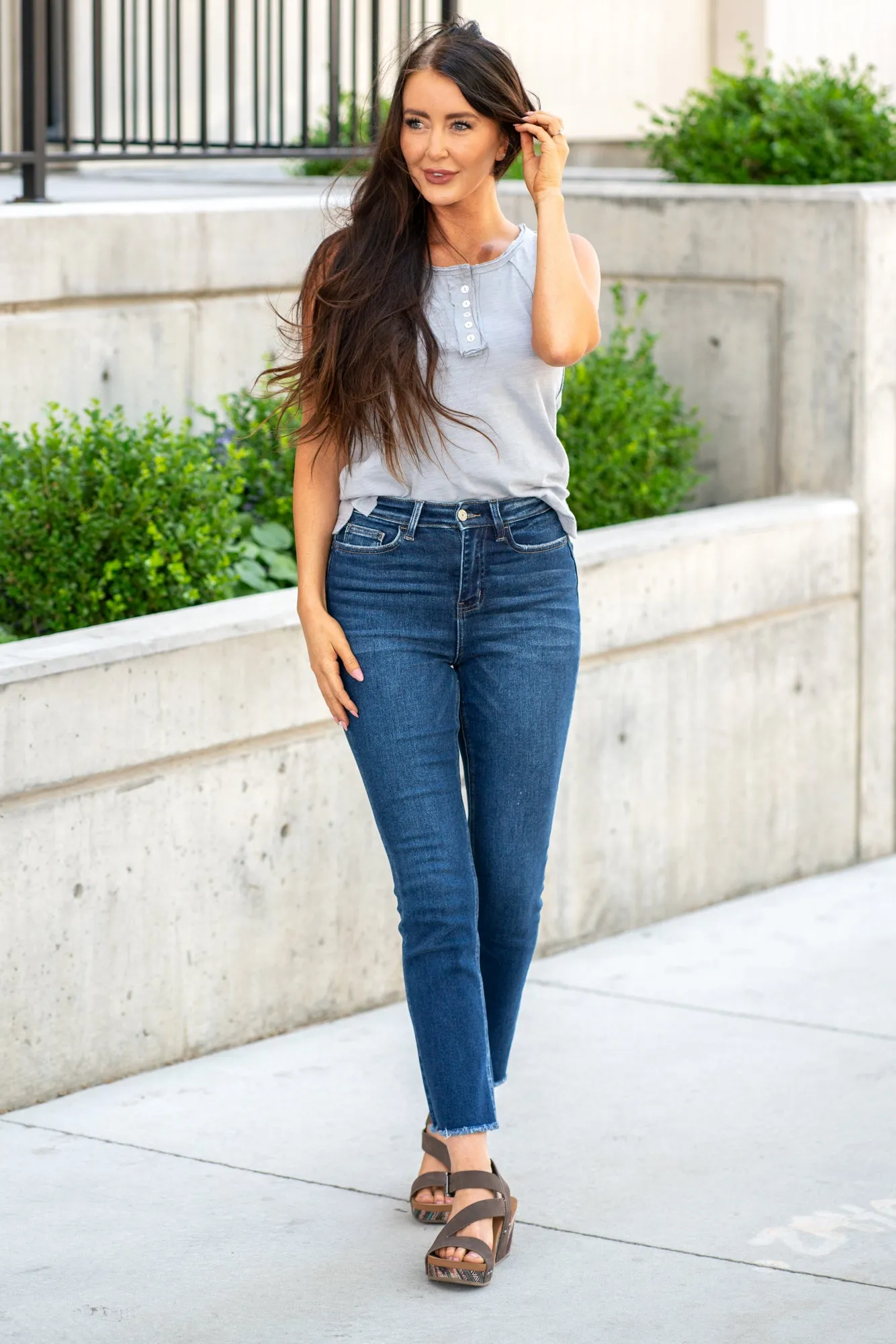 Growing Light Super High Rise Slim Straight Regular & Plus Sizes
