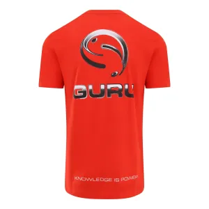 Guru Semi Logo Red Tee Shirts