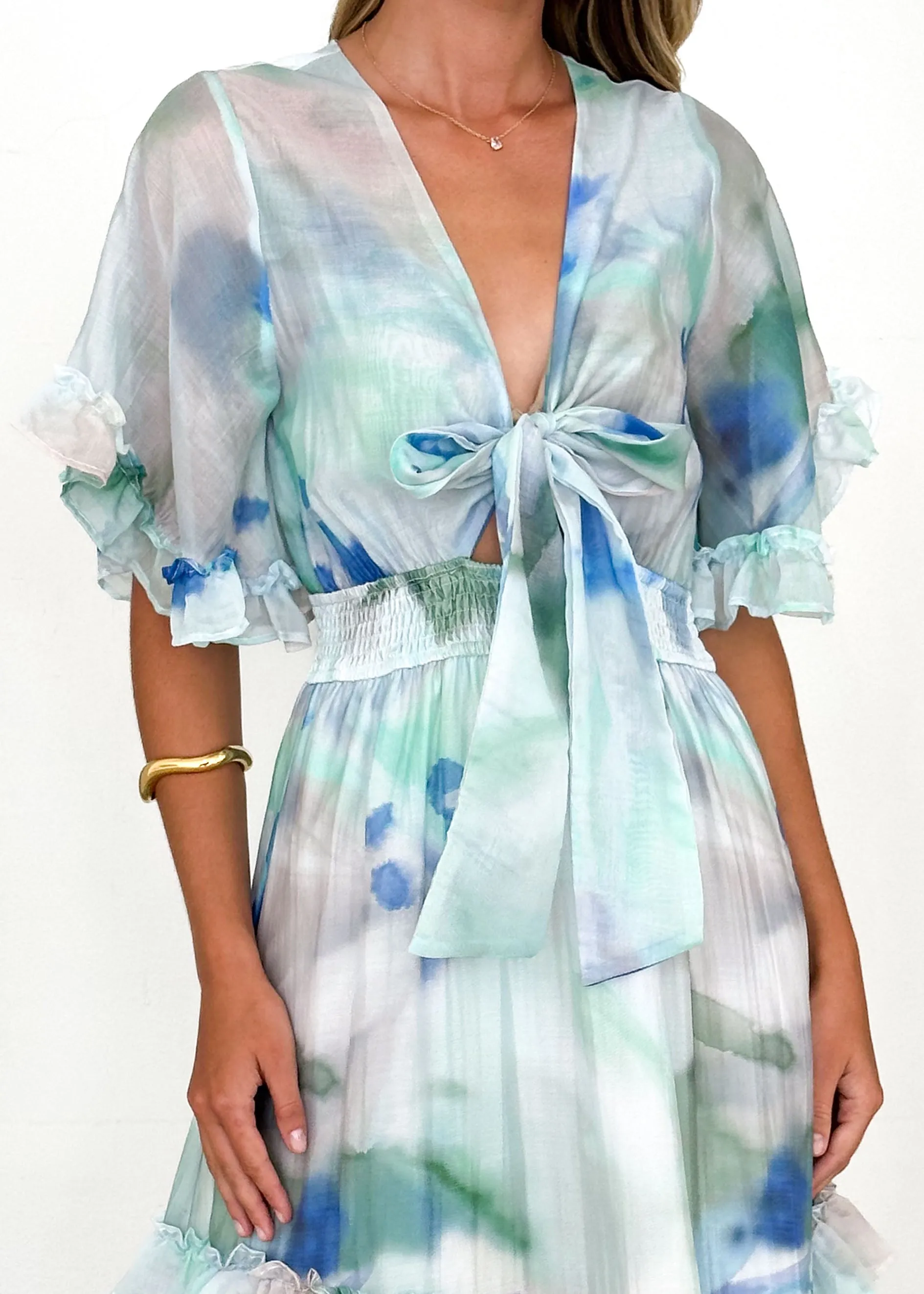 Hamilton Maxi Dress - Mint Haze