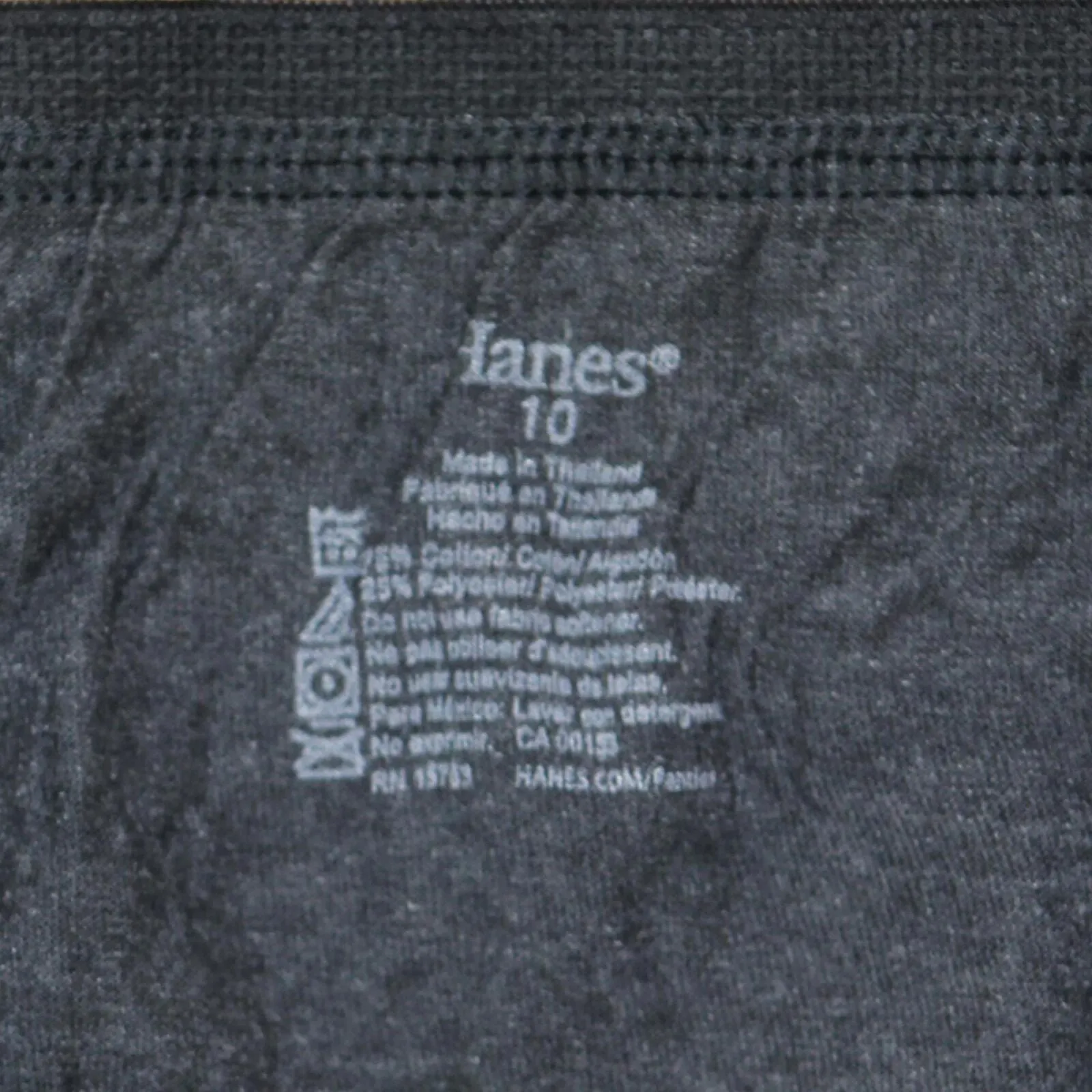 Hanes Womens Hi-Cut Cotton Panty PW43AS 10-Pack PW43AS Colors May Vary 10