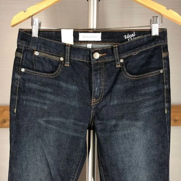 Henry &amp; BELLE Randolph Ideal Skinny Jeans Dark Wash NWT Sz 28