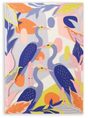 Herons Layered Card