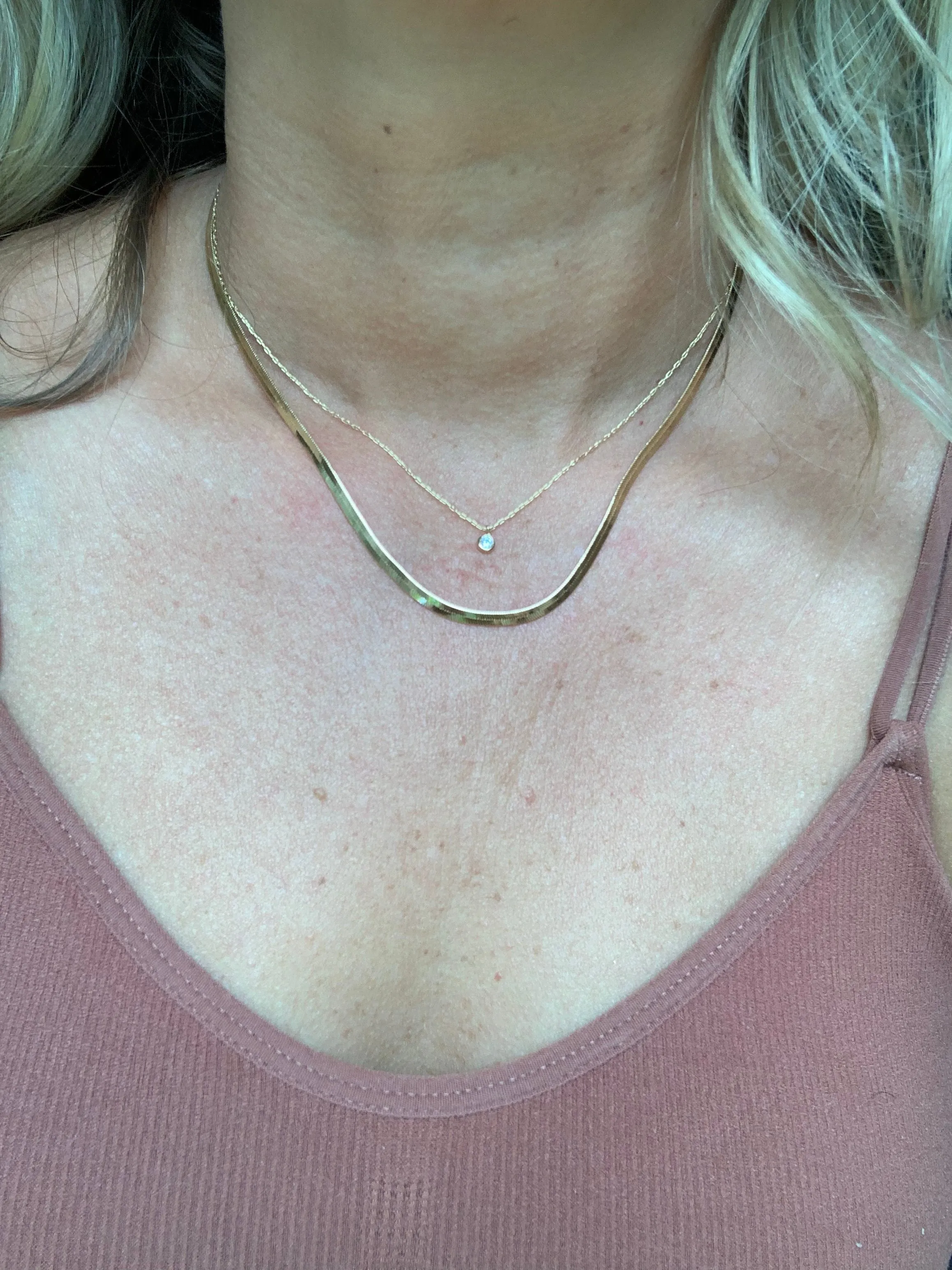 Herringbone Layered Necklace