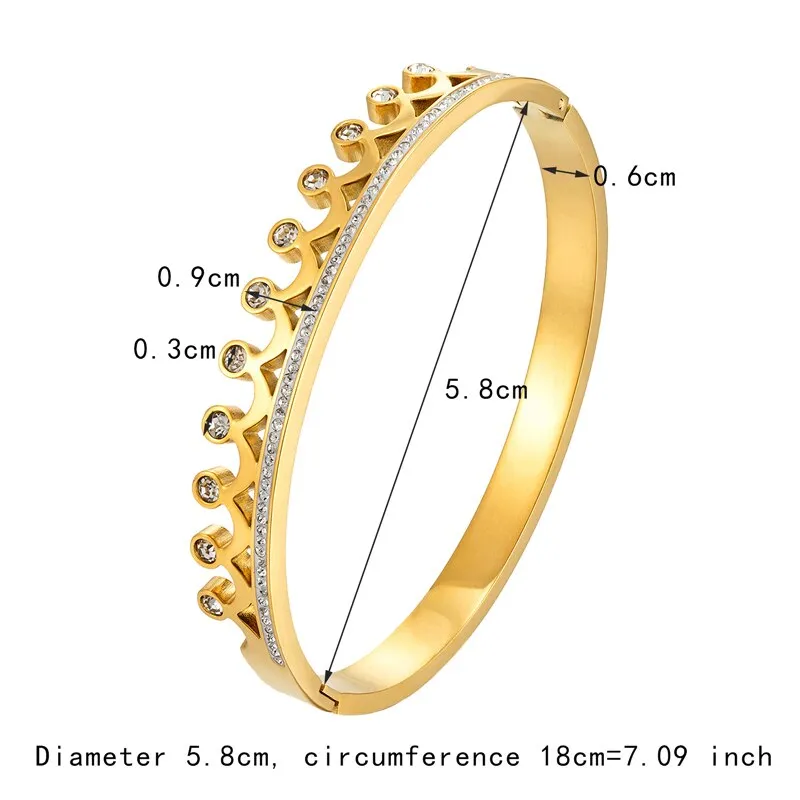High Quality Unique Design Crystal Stainless Steel Bracelet for Women for daily/party wear