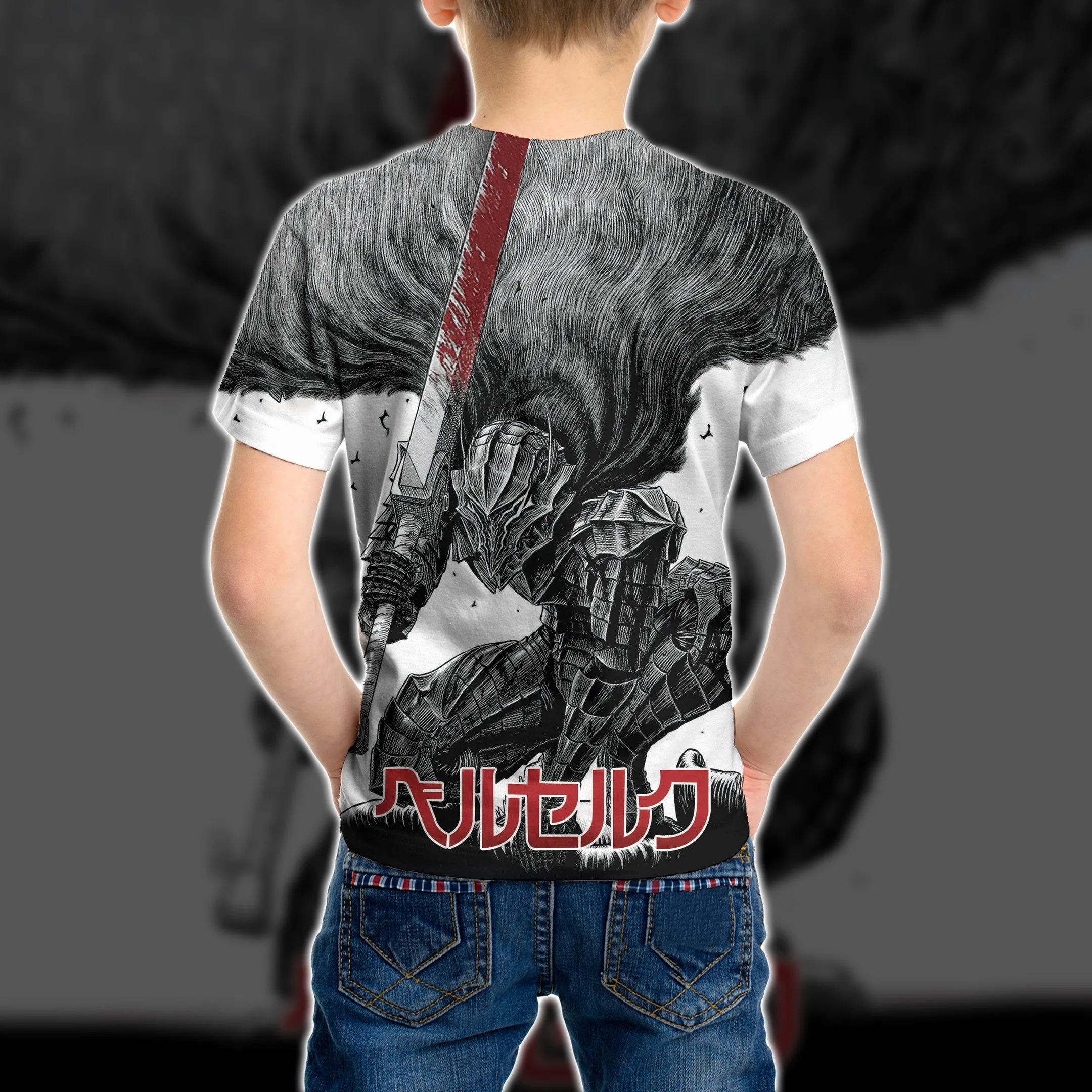 Homsizy 3D Berserk Berserker Shirts and Shorts Kid Tshirt QT207414