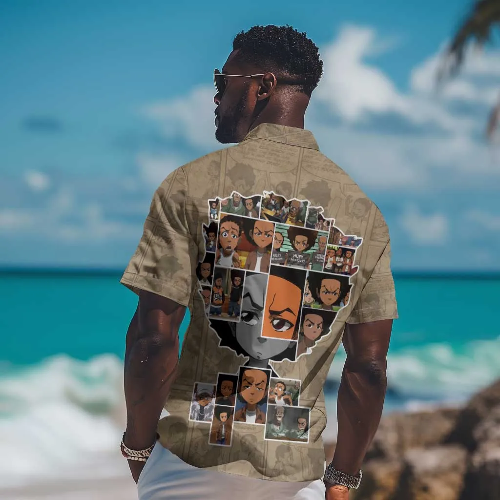 Honoring Huey Freeman - African American Hawaiian Shirt DT02