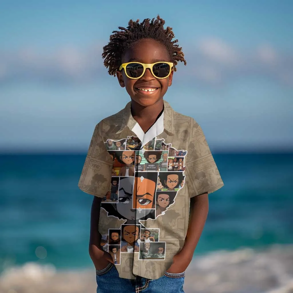 Honoring Huey Freeman - African American Kid Hawaiian Shirt DT02