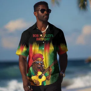 Honoring Reggae Legend Bob Birthday Hawaiian Shirt LT9
