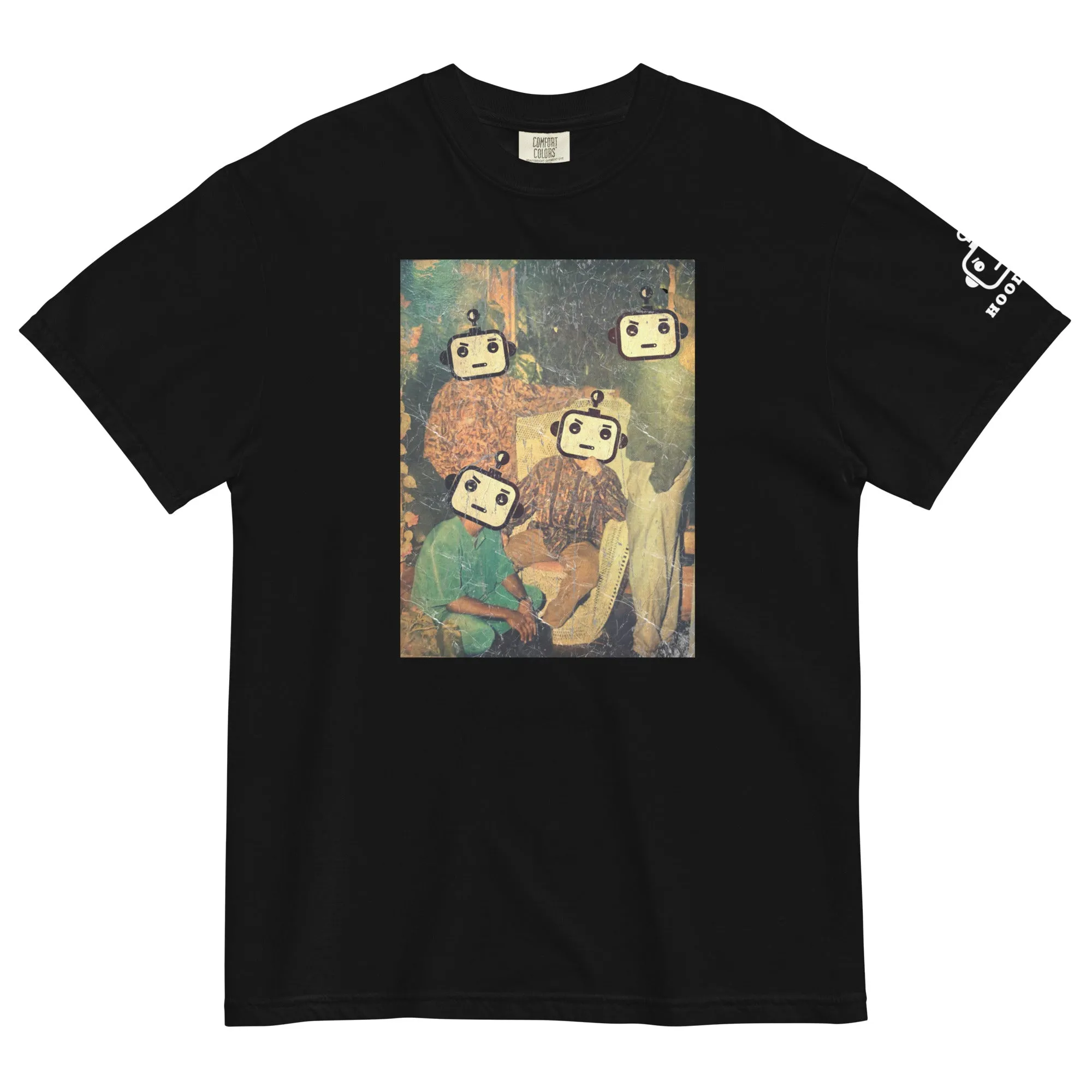 HOODBOT NFT CLUB FLY (Unisex Heavyweight T-shirt)