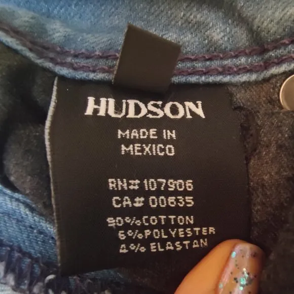 Hudson Light Wash Skinny Jeans