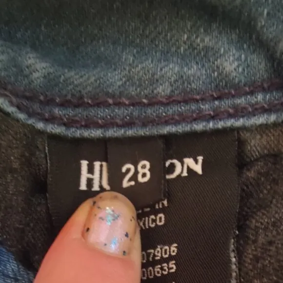 Hudson Light Wash Skinny Jeans