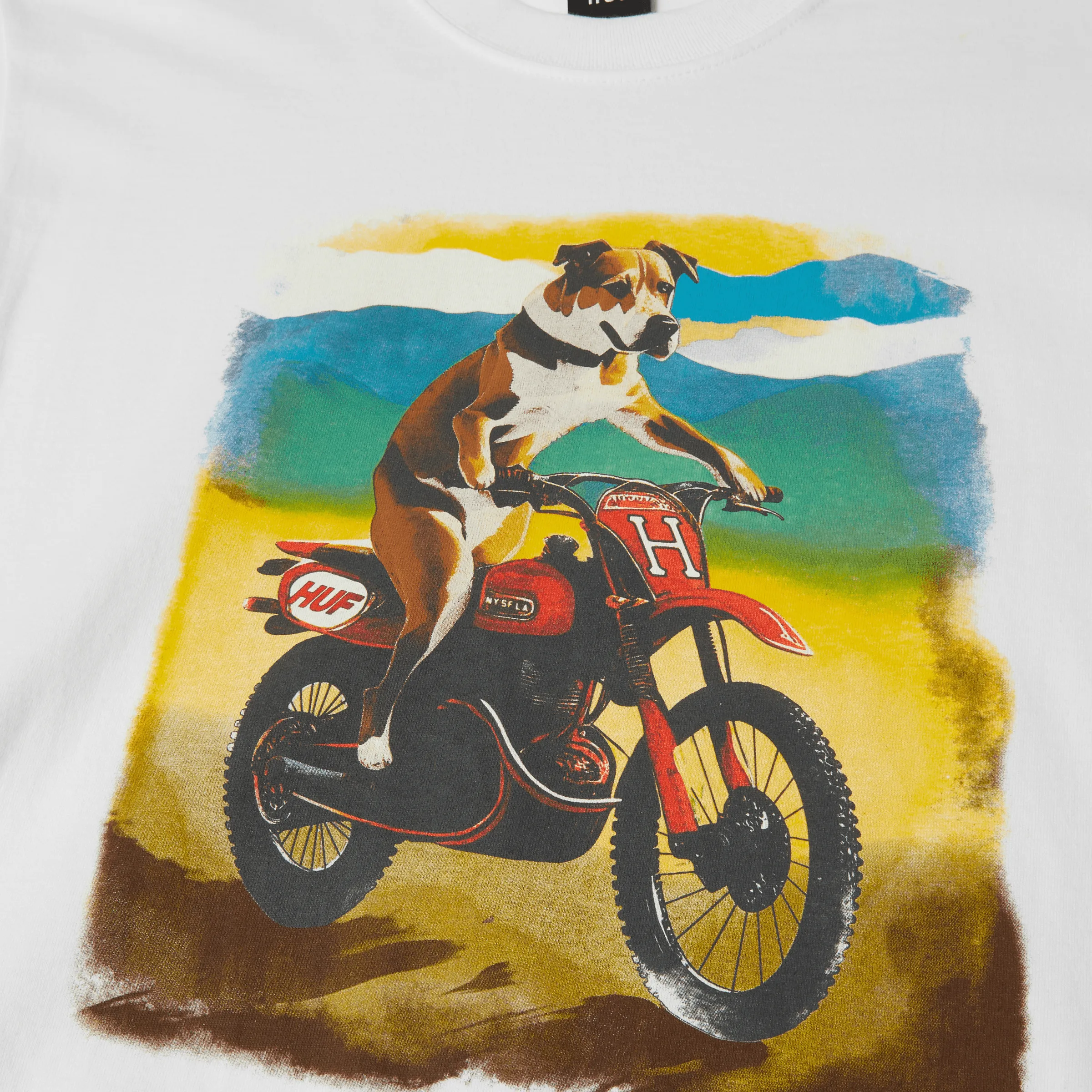 HUF Road Dog Tee White