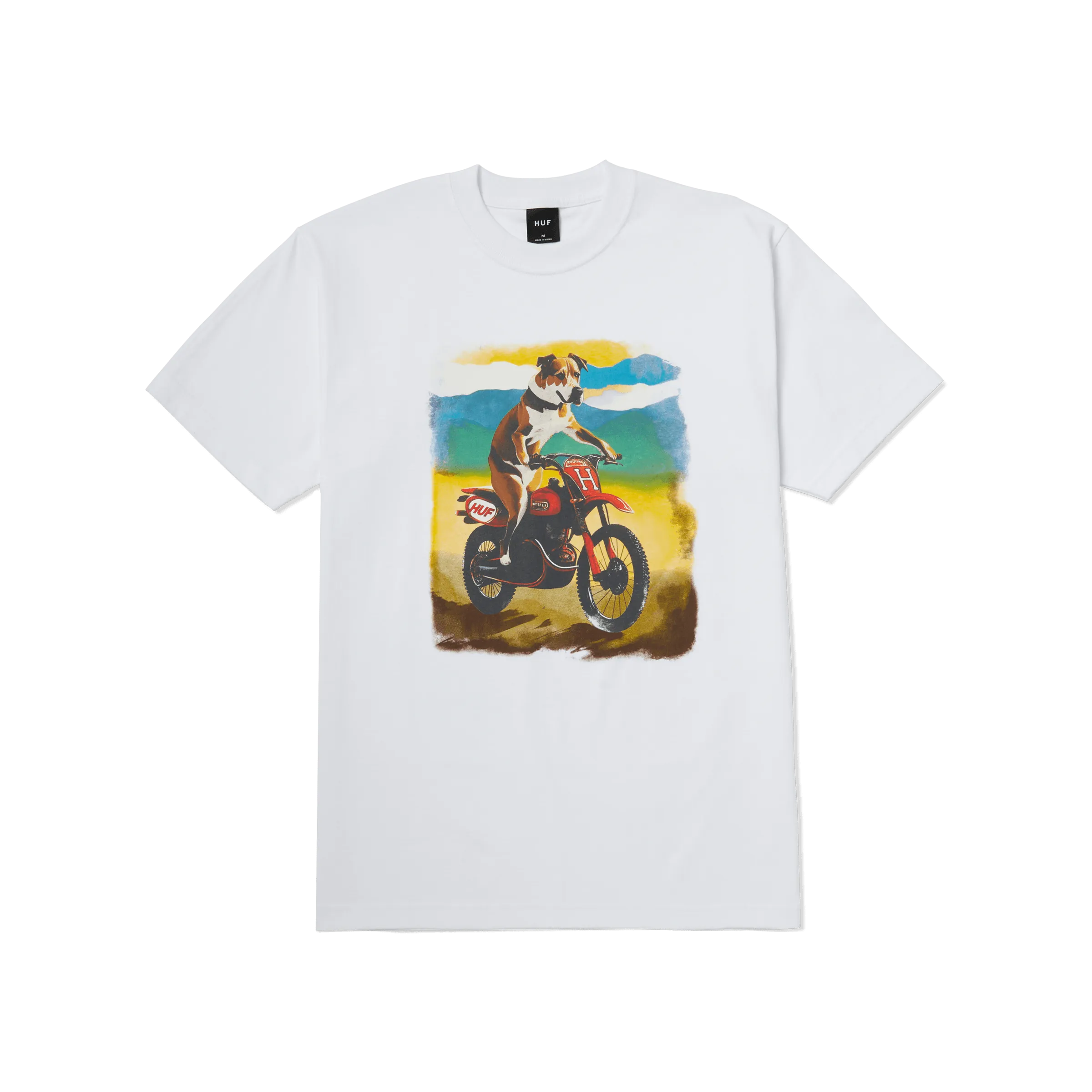 HUF Road Dog Tee White