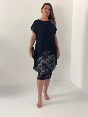 Hulston Sand/Navy Evening 2 Piece Set