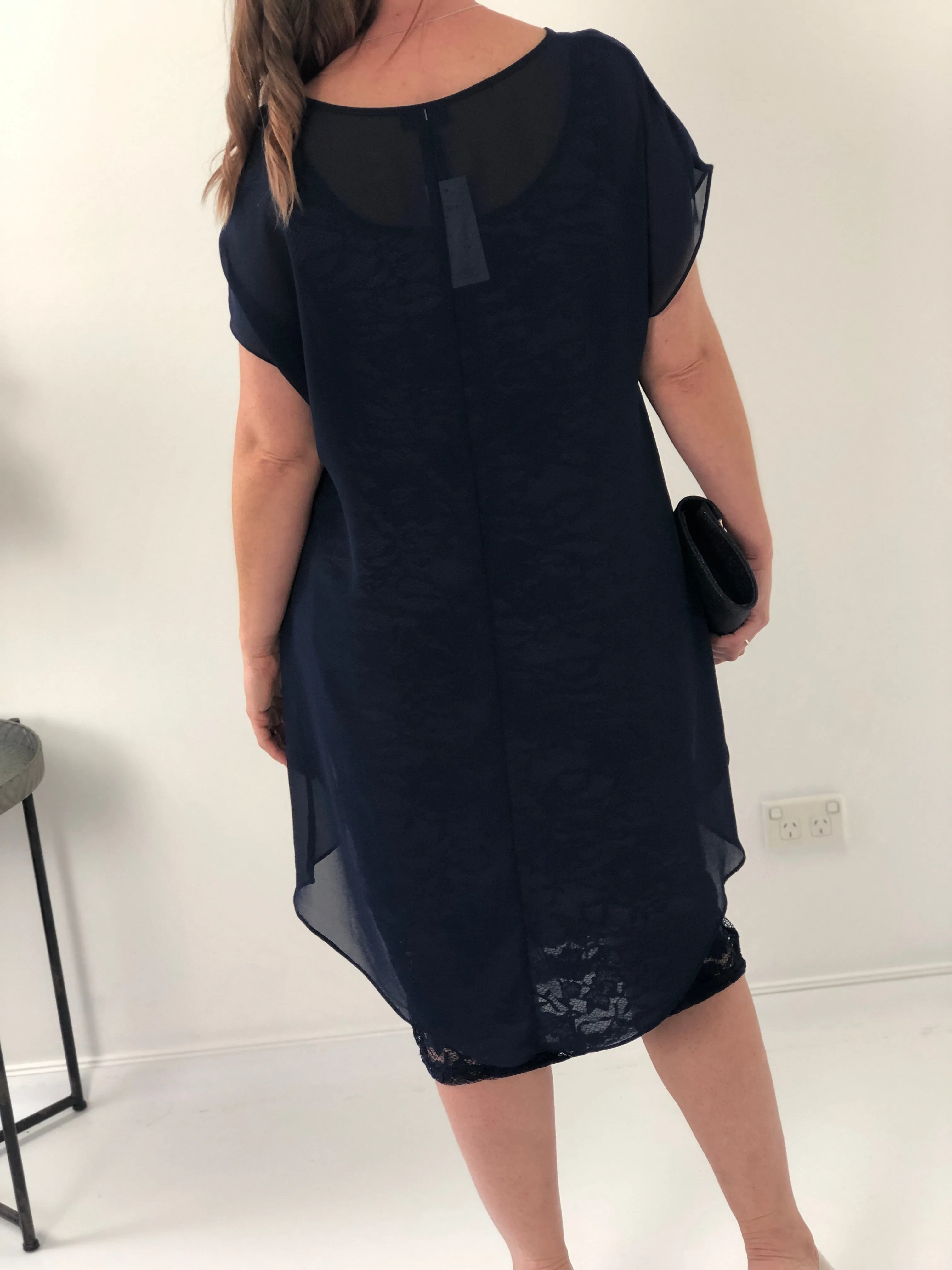 Hulston Sand/Navy Evening 2 Piece Set