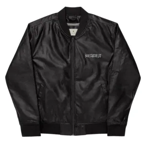 Human Connection Lost Faux Leather Jacket