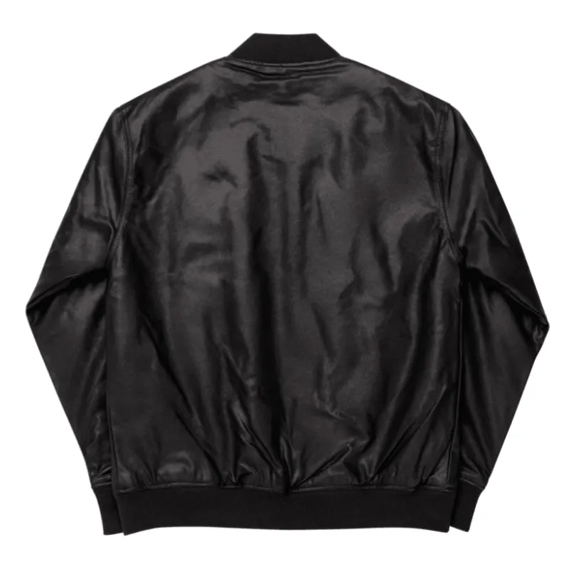 Human Connection Lost Faux Leather Jacket