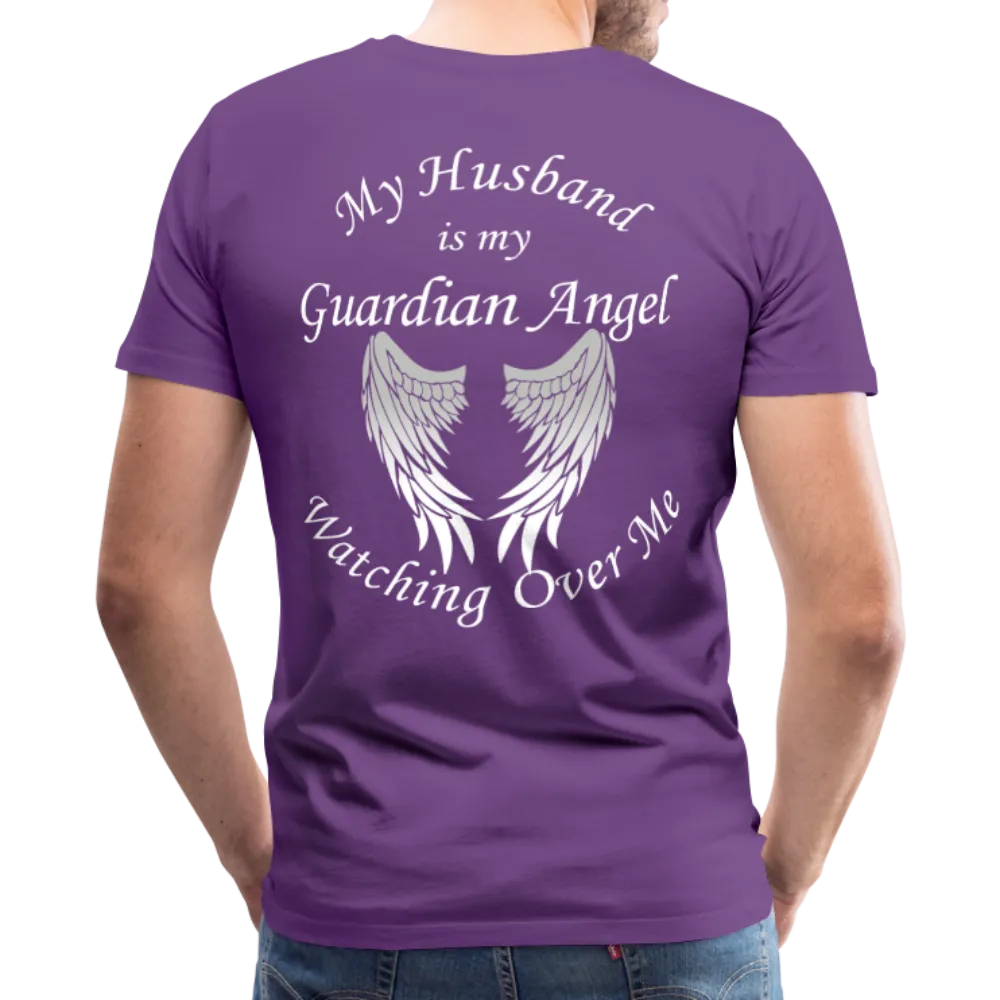 Husband Guardian Angel Men's Premium T-Shirt (CK1478U)