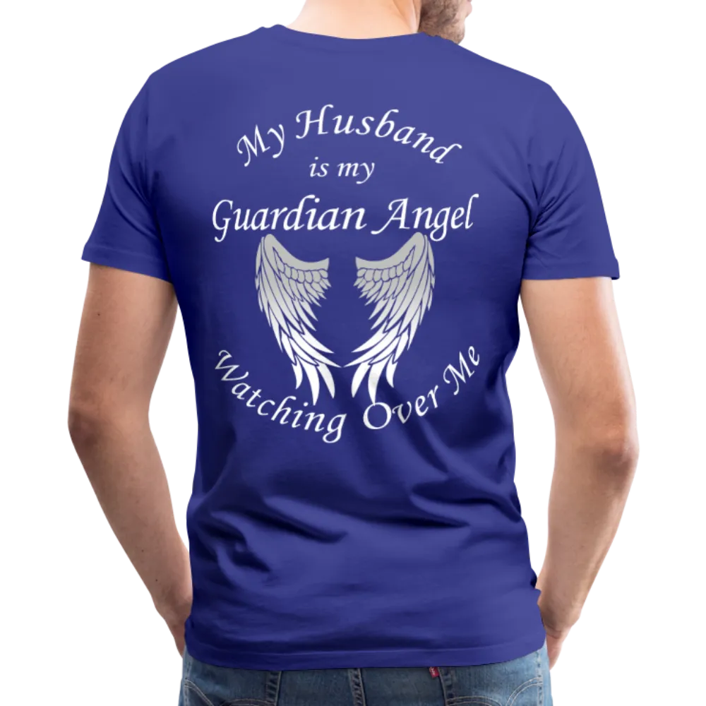 Husband Guardian Angel Men's Premium T-Shirt (CK1478U)