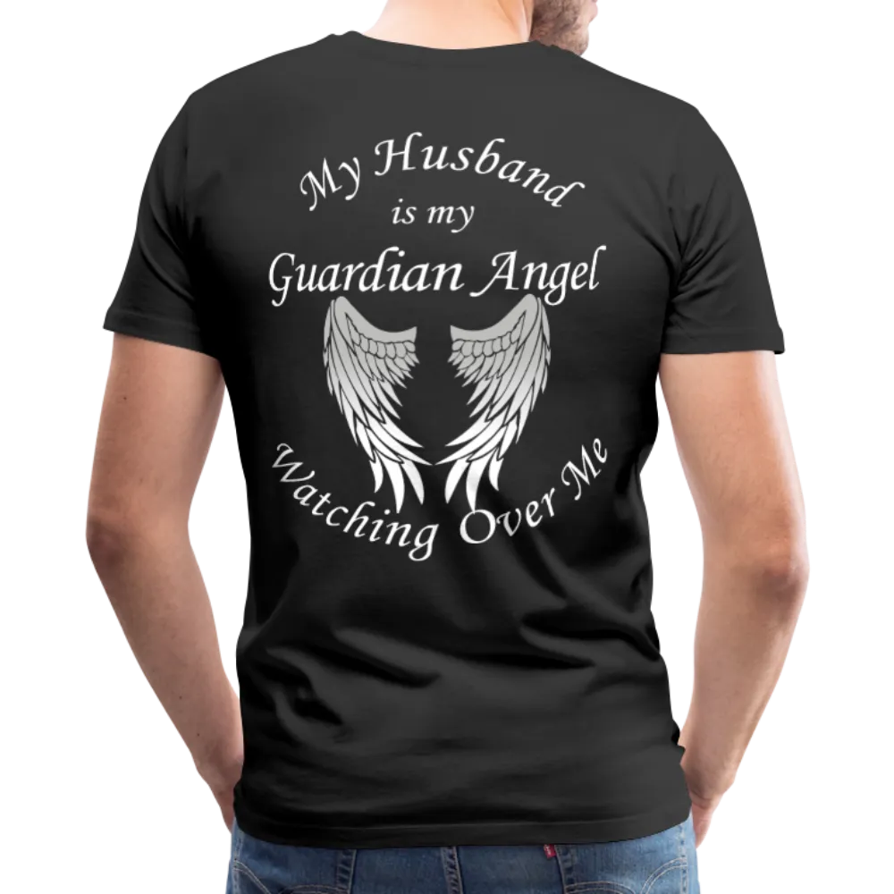 Husband Guardian Angel Men's Premium T-Shirt (CK1478U)