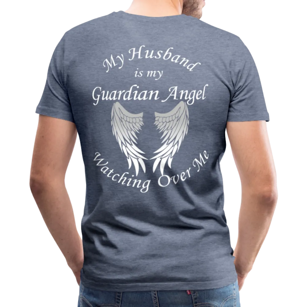 Husband Guardian Angel Men's Premium T-Shirt (CK1478U)