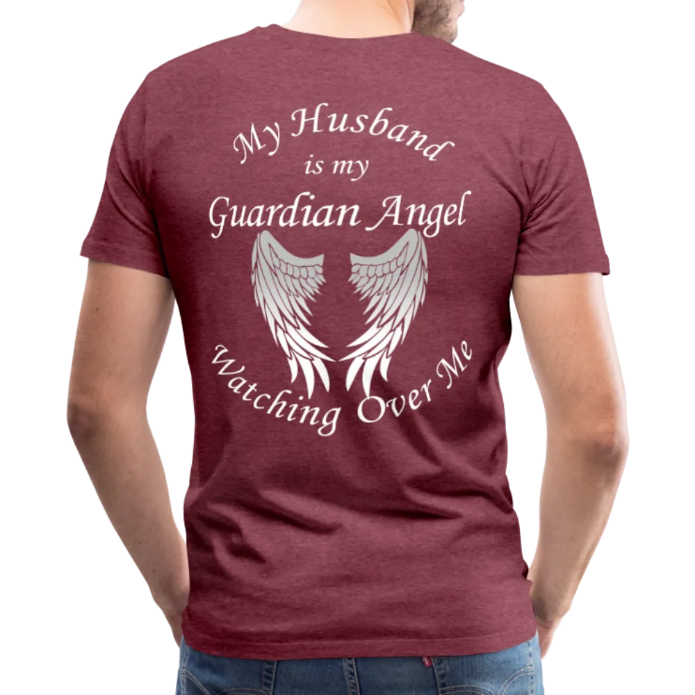 Husband Guardian Angel Men's Premium T-Shirt (CK1478U)