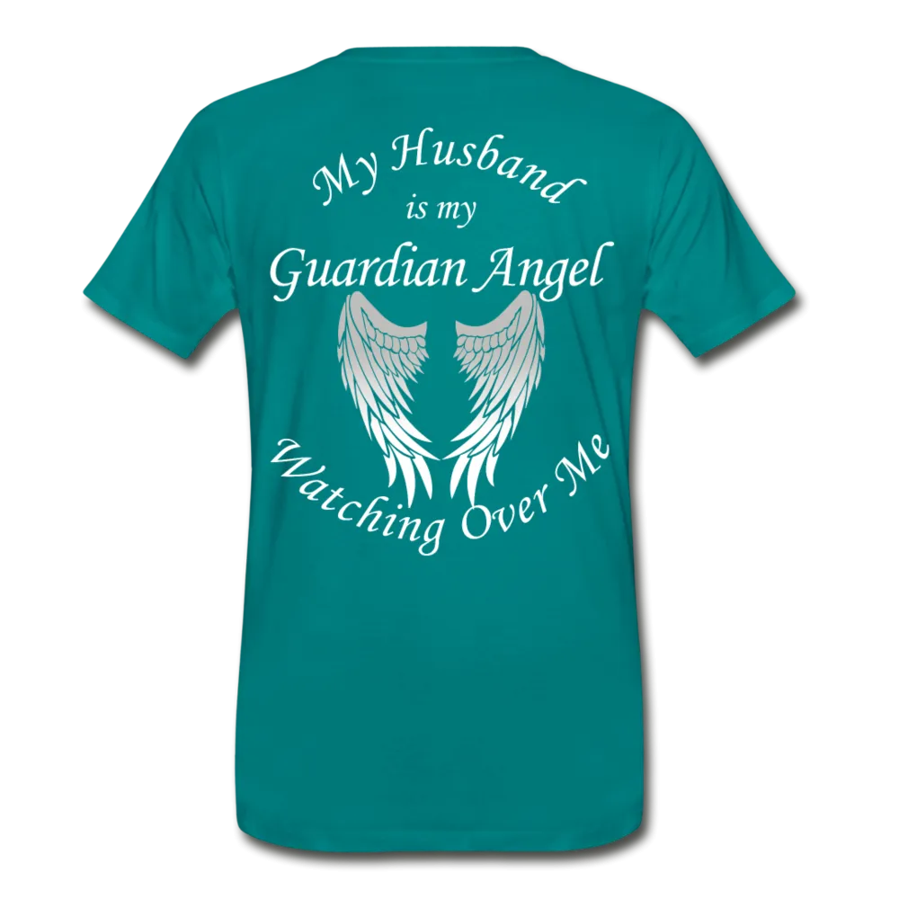 Husband Guardian Angel Men's Premium T-Shirt (CK1478U)