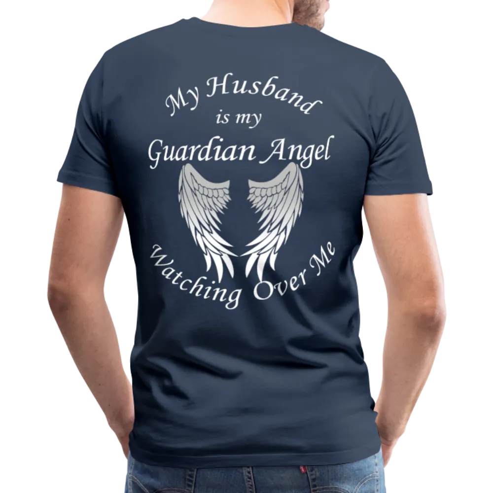 Husband Guardian Angel Men's Premium T-Shirt (CK1478U)