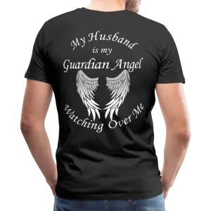 Husband Guardian Angel Men's Premium T-Shirt (CK1478U)