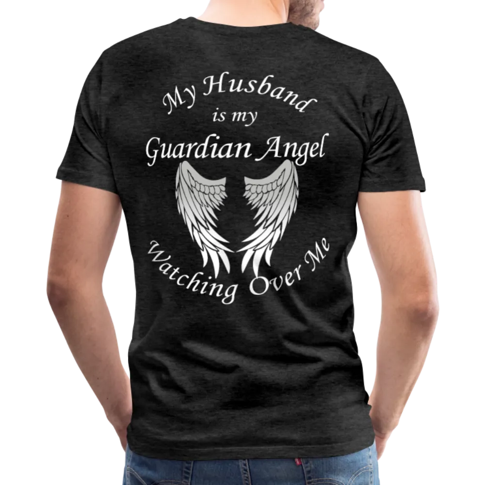 Husband Guardian Angel Men's Premium T-Shirt (CK1478U)
