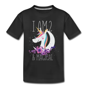 I am 2 and Magical Kids' Premium T-Shirt