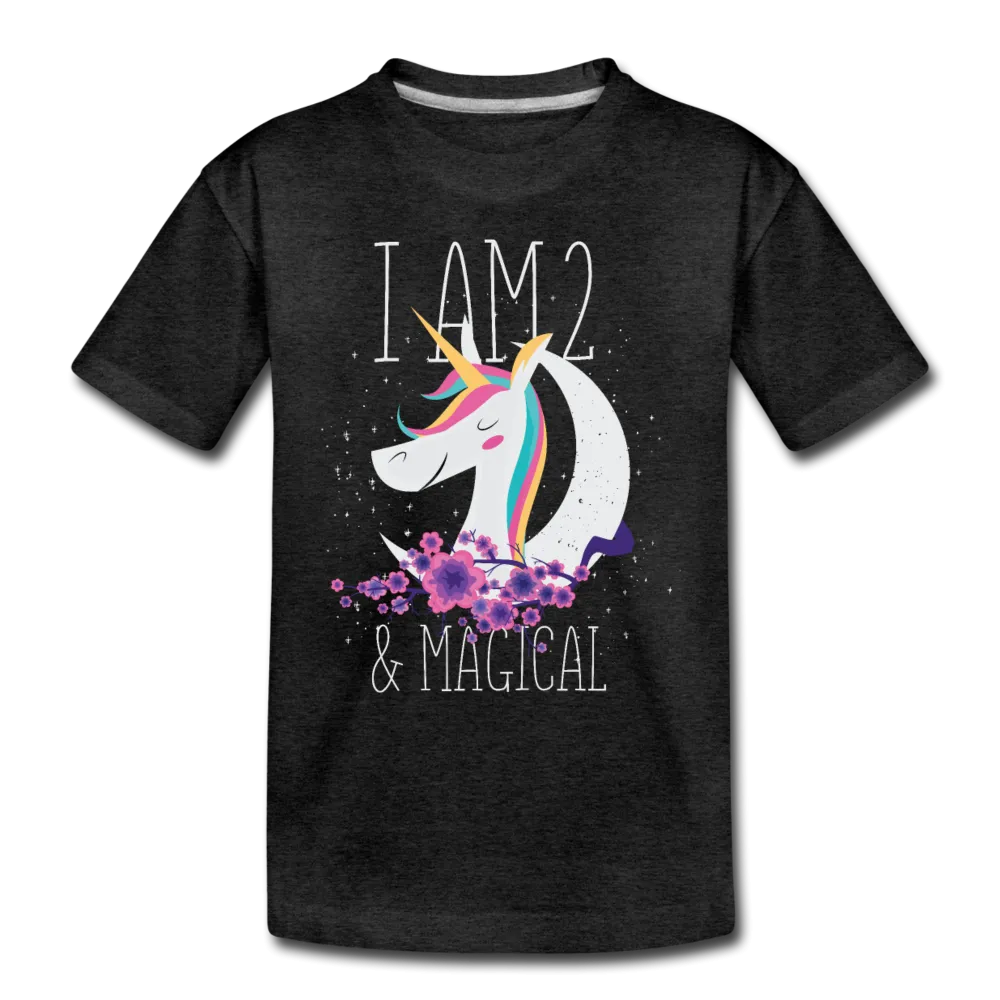 I am 2 and Magical Kids' Premium T-Shirt