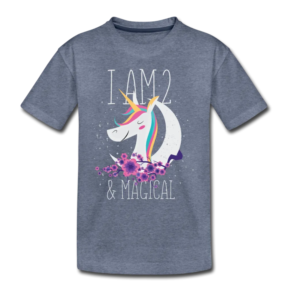I am 2 and Magical Kids' Premium T-Shirt