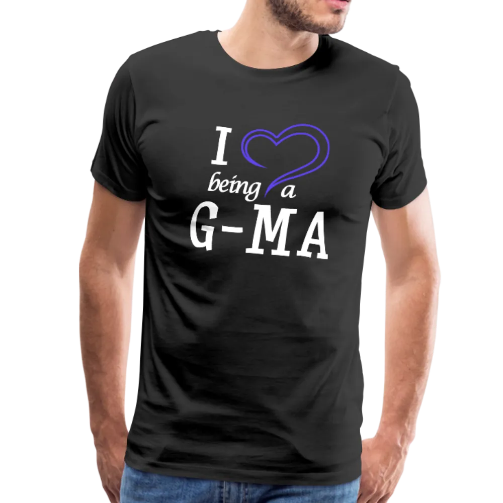 I Heart Being a G-Ma Men's Premium T-Shirt (CK1550U)