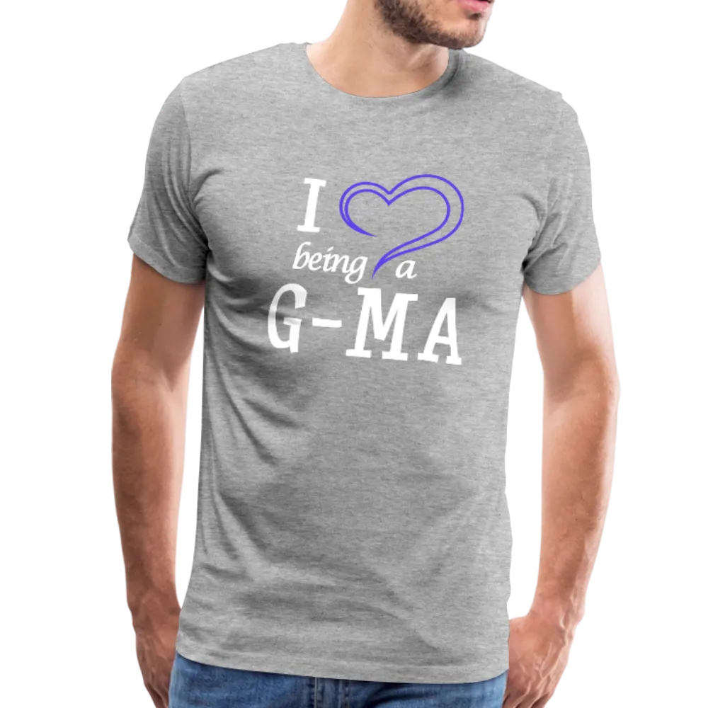 I Heart Being a G-Ma Men's Premium T-Shirt (CK1550U)