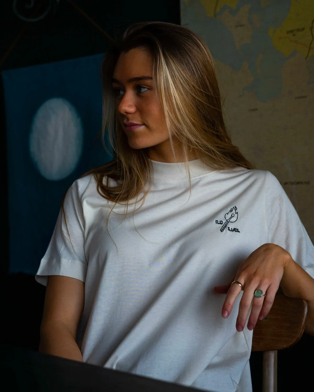 Ildsjæl Agnes Women's Tee - Almond