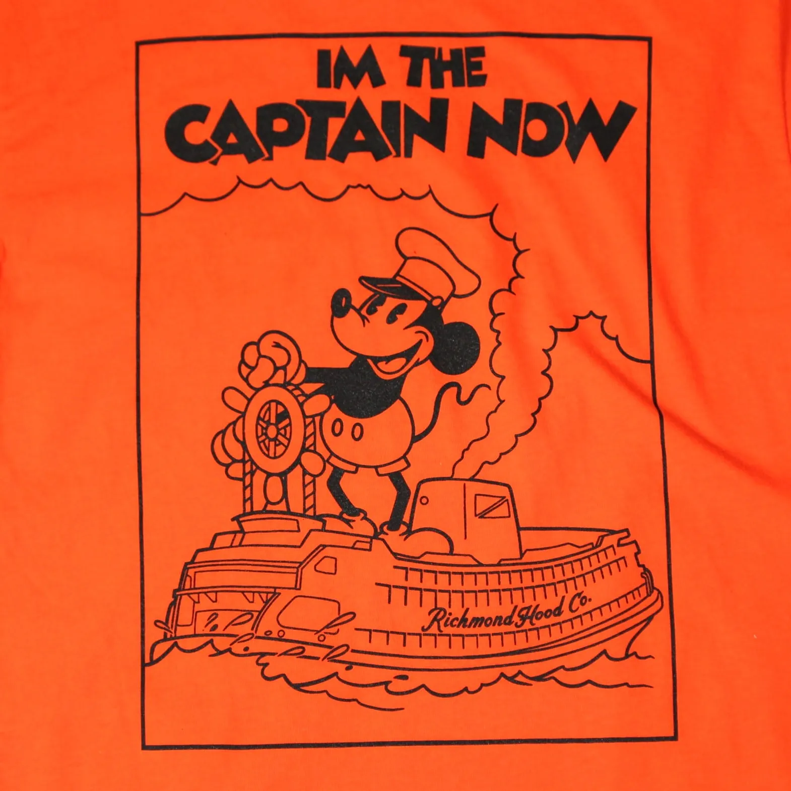 I’m The Captain Now T Shirt - Adult Orange