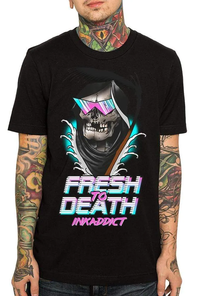 InkAddict MENS FRESH TO DEATH Tee Shirt
