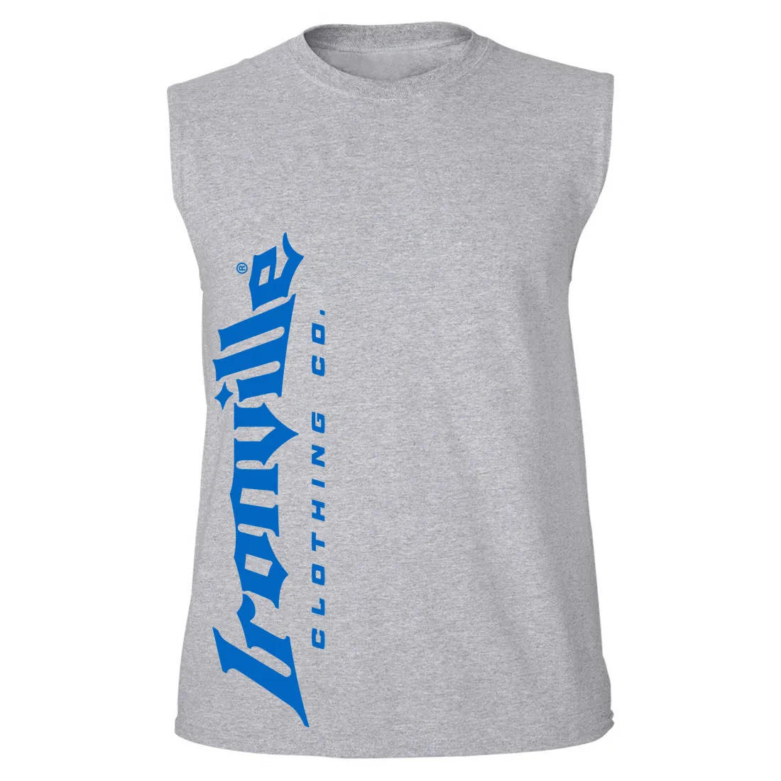Ironville VERTICAL LOGO Sleeveless Muscle T-shirt