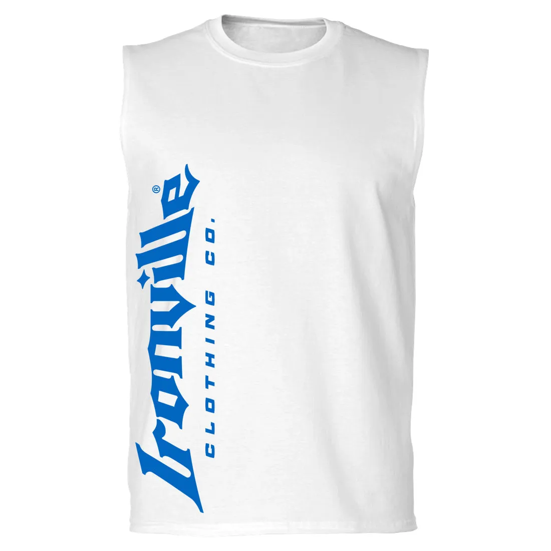 Ironville VERTICAL LOGO Sleeveless Muscle T-shirt