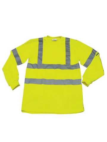 Ironwear Flame Resistant Long Sleeve Lime Safety Shirt