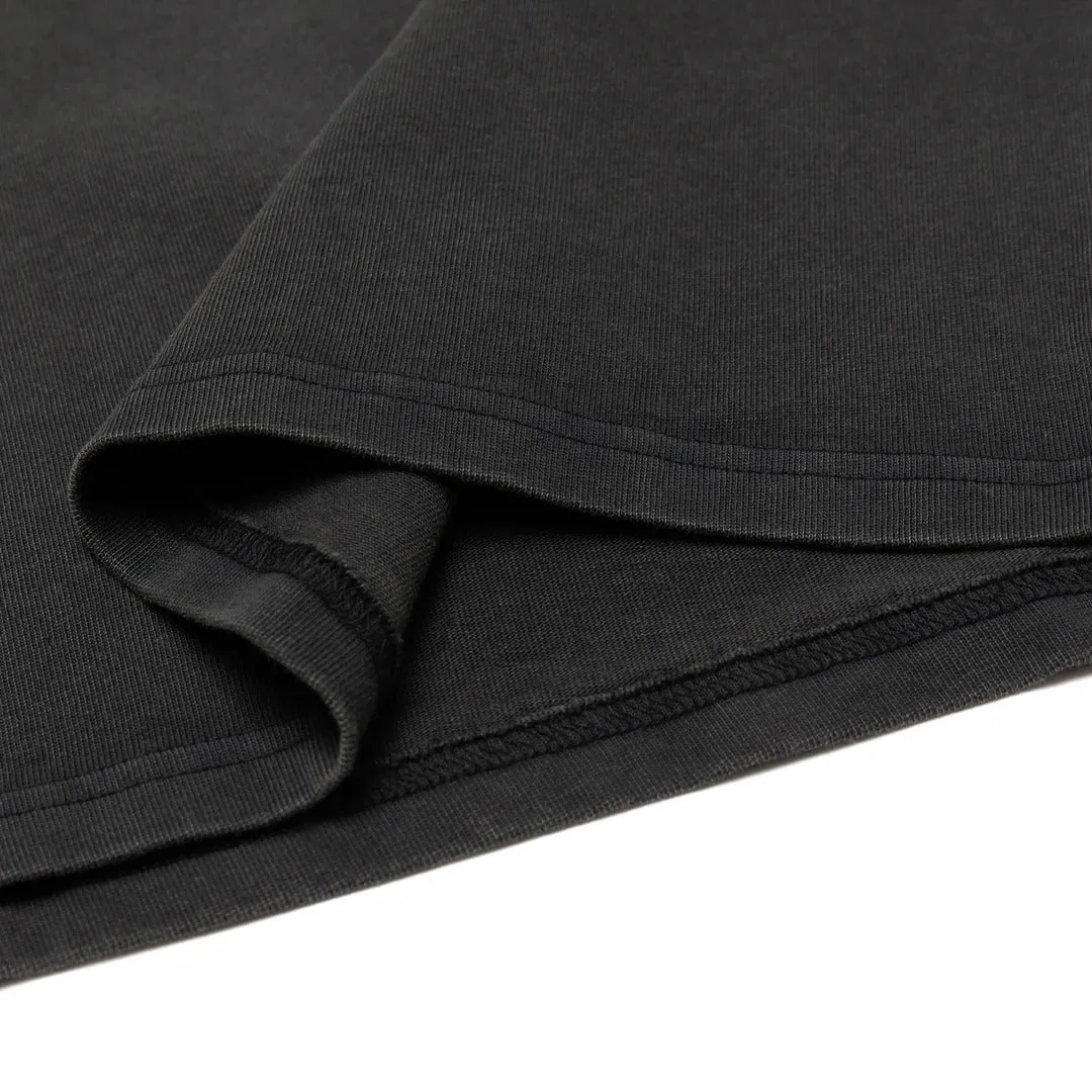 Italy Love Oversized Varsity Tee - Black