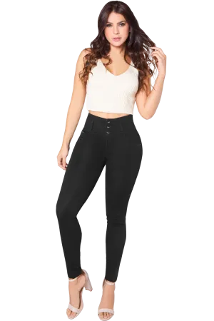 Jackie London Jeans 2210 - High Rise Skinny Push-Up Jeans for a Flattering Fit