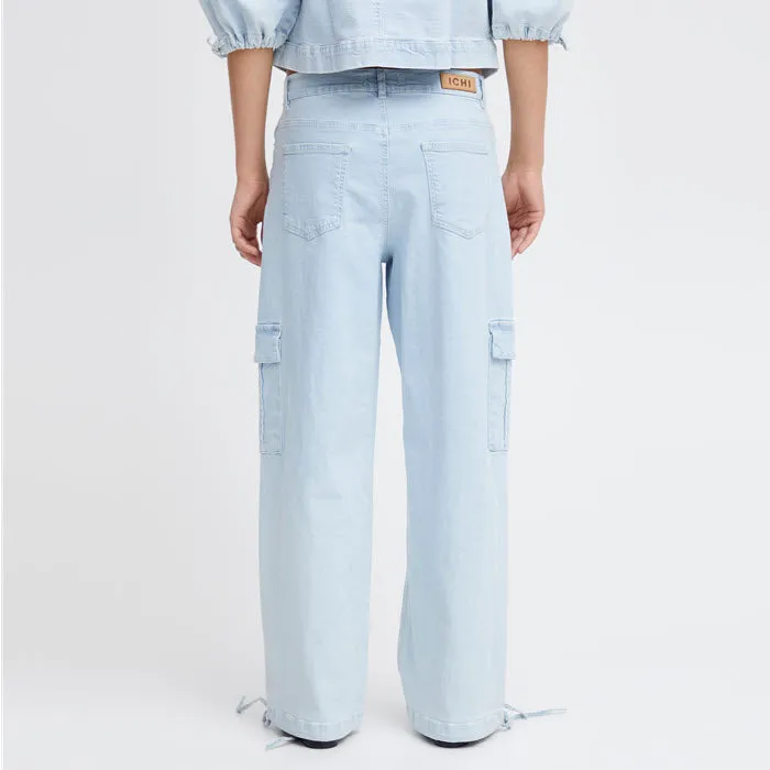 Jeans «CARLEY» in Light Blue Washed von ICHI