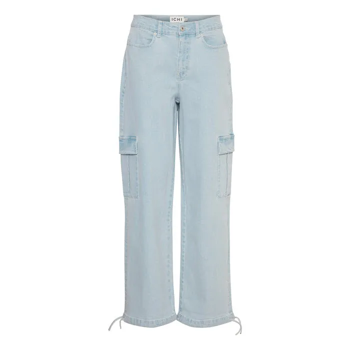 Jeans «CARLEY» in Light Blue Washed von ICHI